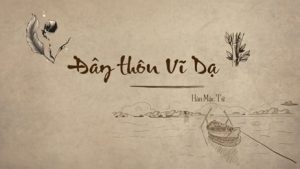 Đây thôn Vĩ Dạ